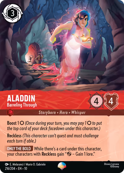 Aladdin - Barreling Through