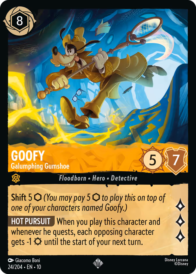 Goofy - Galumphing Gumshoe #24 (Super_rare)