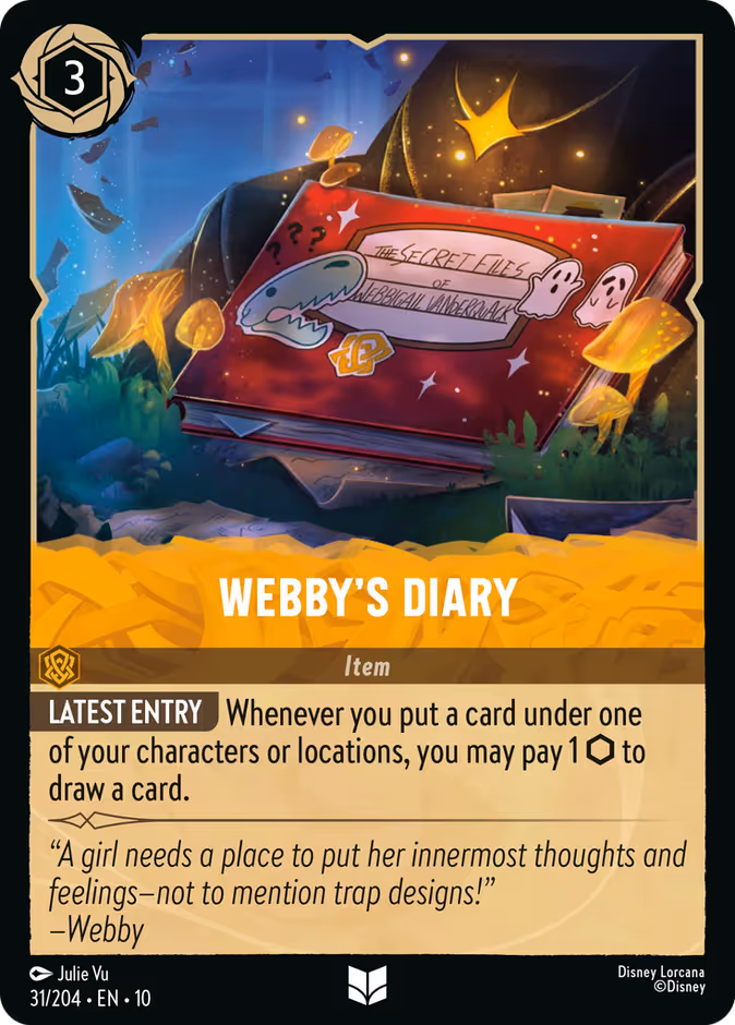 Webby's Diary #31 (Uncommon)