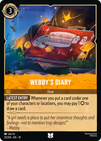 Webby's Diary #31 (Uncommon)