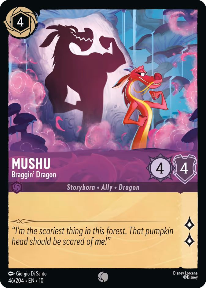Mushu - Braggin' Dragon #46 (Common)