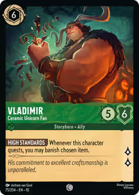 Vladimir - Ceramic Unicorn Fan #75 (Common)