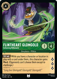 Flintheart Glomgold - Scheming Billionaire #76 (Uncommon)