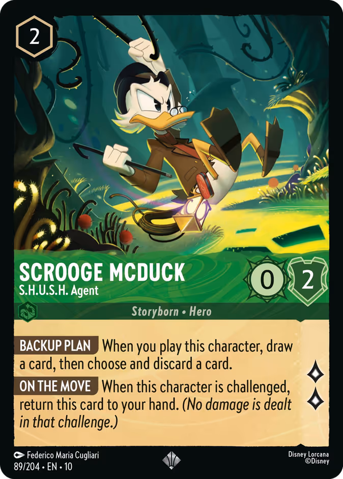 Scrooge McDuck - S.H.U.S.H. Agent — Disney Lorcana