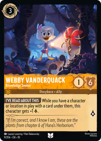 Webby Vanderquack - Knowledge Seeker #9 (Uncommon)