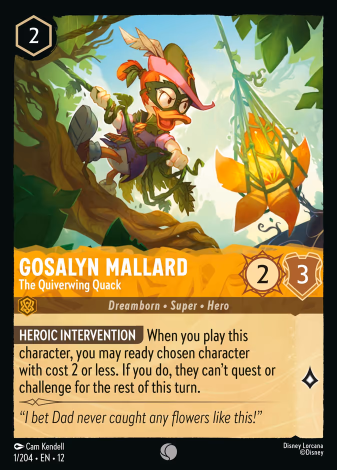 Gosalyn Mallard - The Quiverwing Quack #1 (Common)