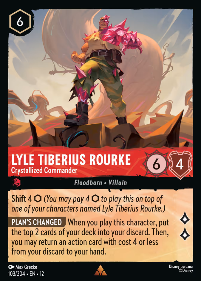 Lyle Tiberius Rourke - Crystallized Commander #103 (Rare)
