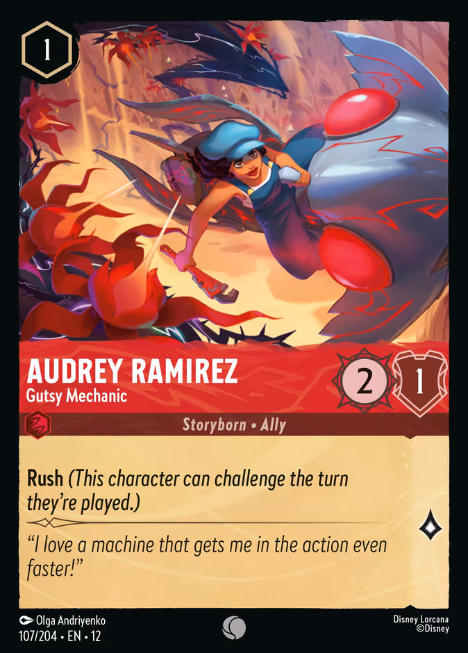 Audrey Ramirez - Gutsy Mechanic #107 (Common)