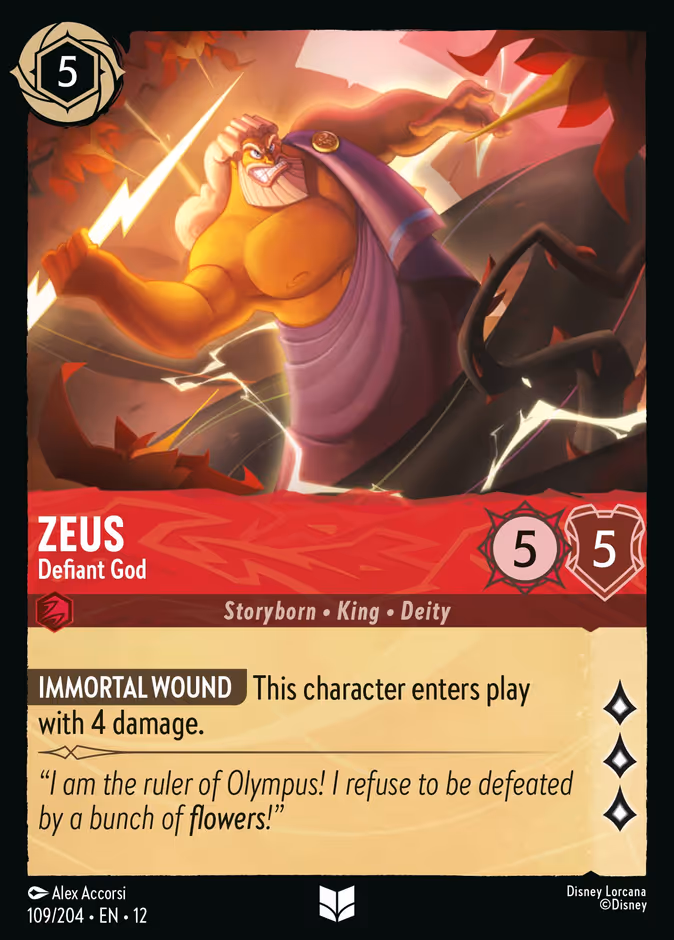 Zeus - Defiant God #109 (Uncommon)
