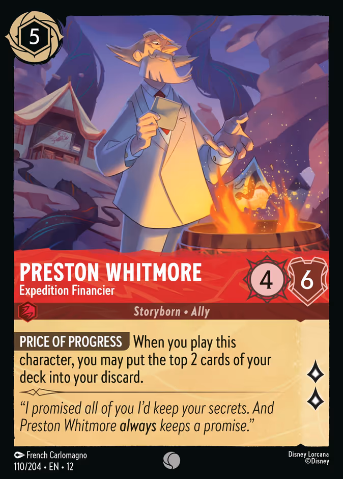 Preston Whitmore - Expedition Financier #110 (Common)