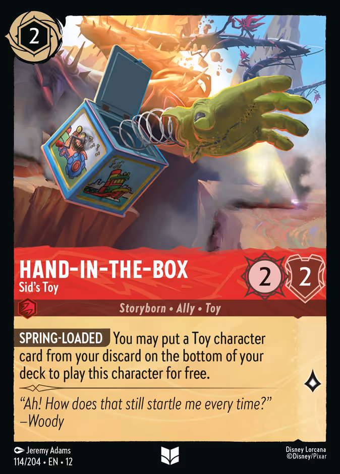 Hand-in-the-Box - Sid's Toy #114 (Uncommon)