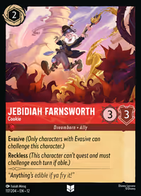 Jebidiah Farnsworth - Cookie #117 (Uncommon)