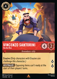Vincenzo Santorini - On the Run #124 (Rare)