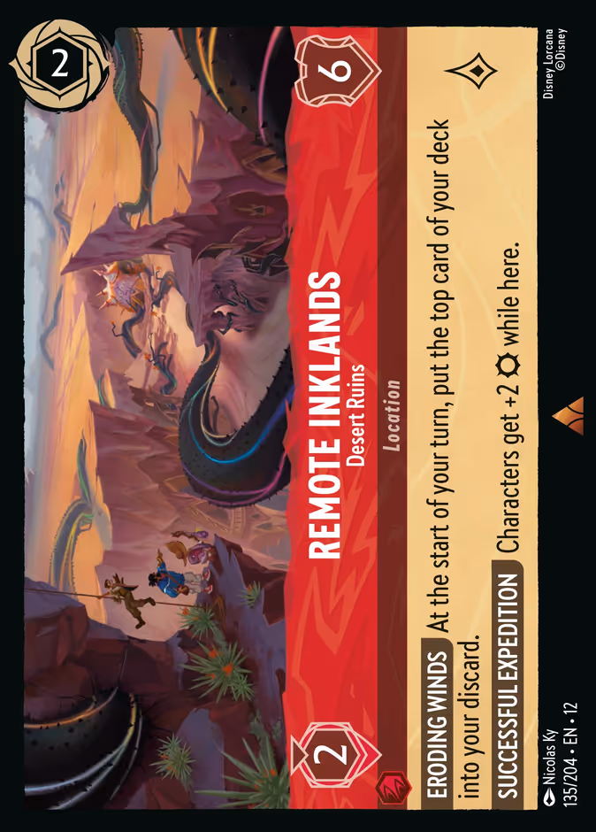 Remote Inklands - Desert Ruins #135 (Rare)