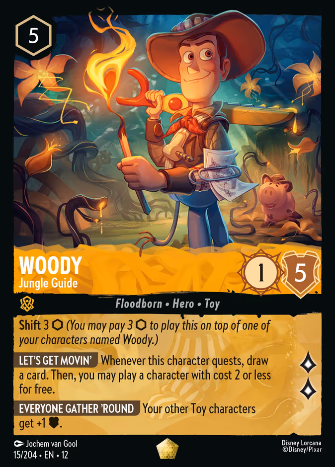 Woody - Jungle Guide — Disney Lorcana