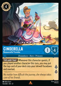 Cinderella - Resourceful Traveler #155 (Rare)