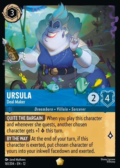 Ursula - Deal Maker #161 — Wilds Unknown (Legendary) · Disney Lorcana