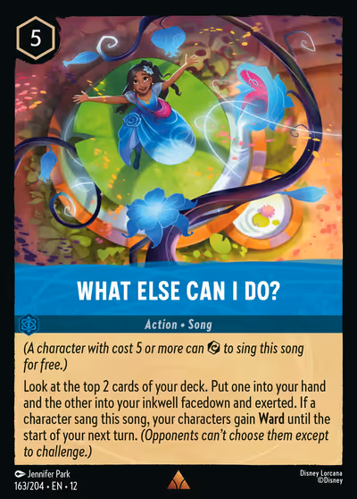 What Else Can I Do? #163 — Wilds Unknown (Rare) · Disney Lorcana