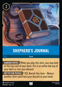 Shepherd's Journal #169 (Uncommon)