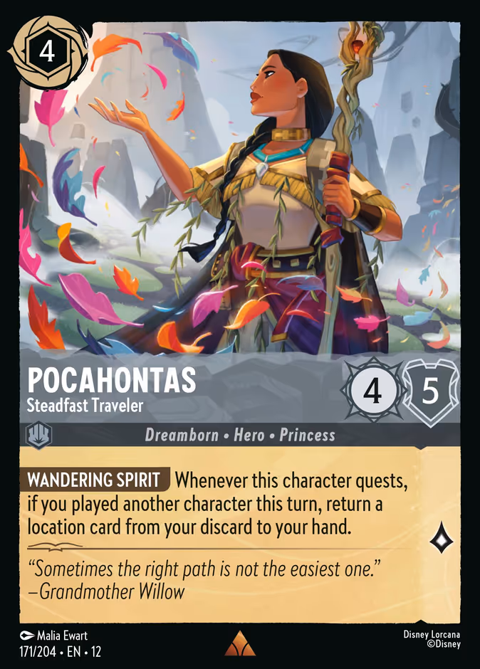 Pocahontas - Steadfast Traveler #171 (Rare)