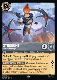 Syndrome - Out for Revenge #172 (Super Rare)