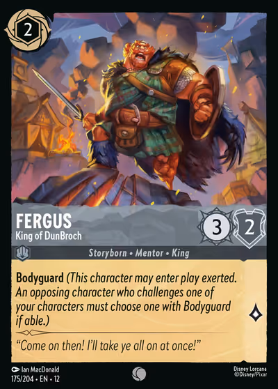 Fergus - King of DunBroch #175 — Wilds Unknown (Common) · Disney Lorcana