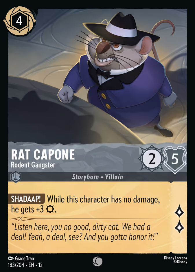 Rat Capone - Rodent Gangster #183 (Common)