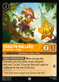 Gosalyn Mallard - The Quiverwing Quack #1 (Common)