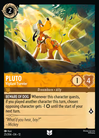 Pluto - Vigilant Traveler #25 (Uncommon)
