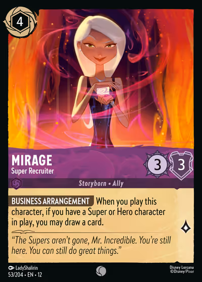 Mirage - Super Recruiter #53 Foil — Wilds Unknown (Common) · Disney Lorcana