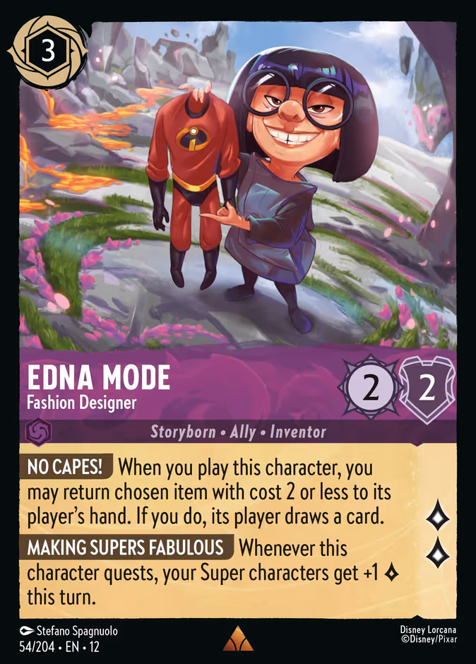 Edna Mode - Fashion Designer #54 (Rare)