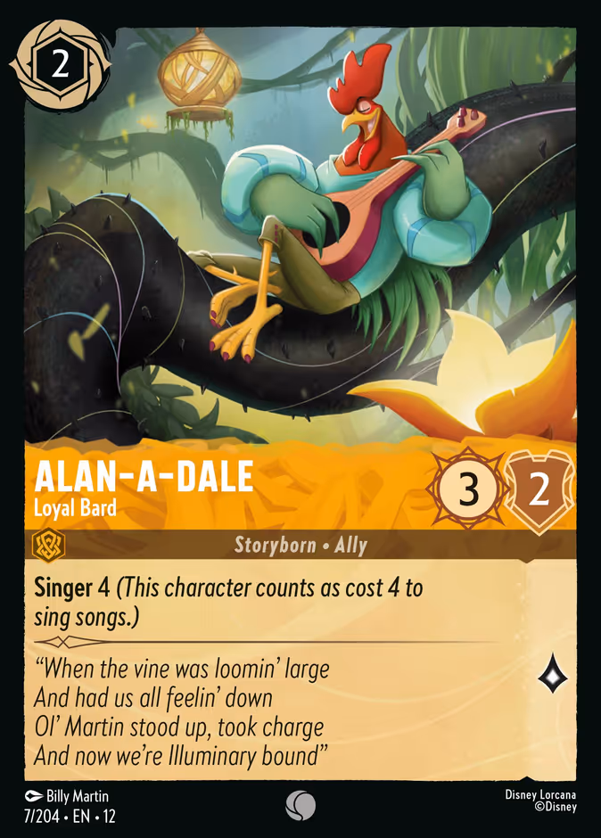 Alan-a-Dale - Loyal Bard #7 (Common)