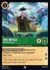 The Witch - Wily Woodcarver #74 (Common)