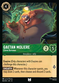 Gaetan Moliere - Clever Burrower #80 (Uncommon)
