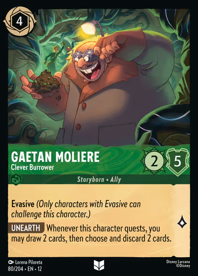 Gaetan Moliere - Clever Burrower #80 — Wilds Unknown (Uncommon) · Disney Lorcana