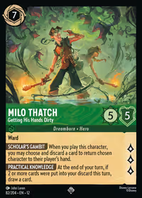 Milo Thatch - Getting His Hands Dirty #82 (Super Rare)