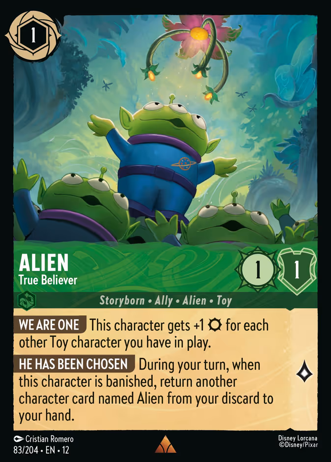 Alien - True Believer — Disney Lorcana