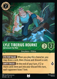 Lyle Tiberius Rourke - Adventurer for Hire #87 (Uncommon)