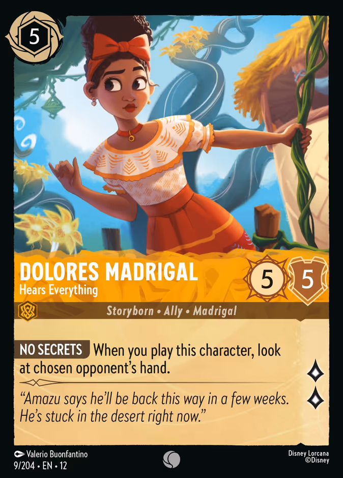 Dolores Madrigal - Hears Everything #9 (Common)