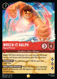 Wreck-It Ralph - Raging Wrecker #103 (Legendary)