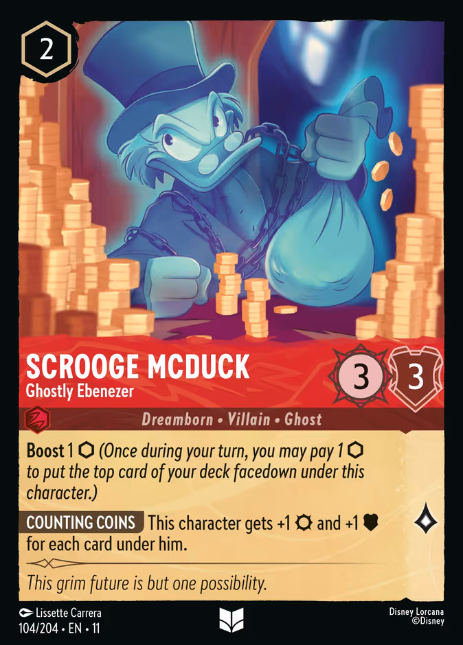 Scrooge McDuck - Ghostly Ebenezer #104 (Uncommon)