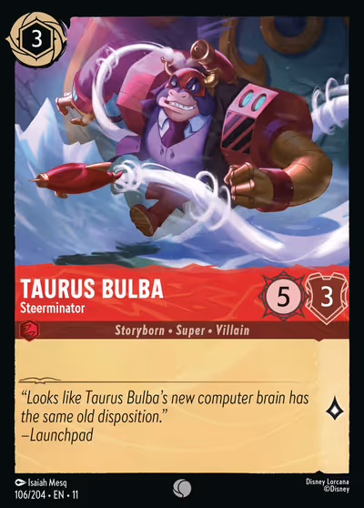 Taurus Bulba - Steerminator #106 — Winterspell (Common) · Disney Lorcana