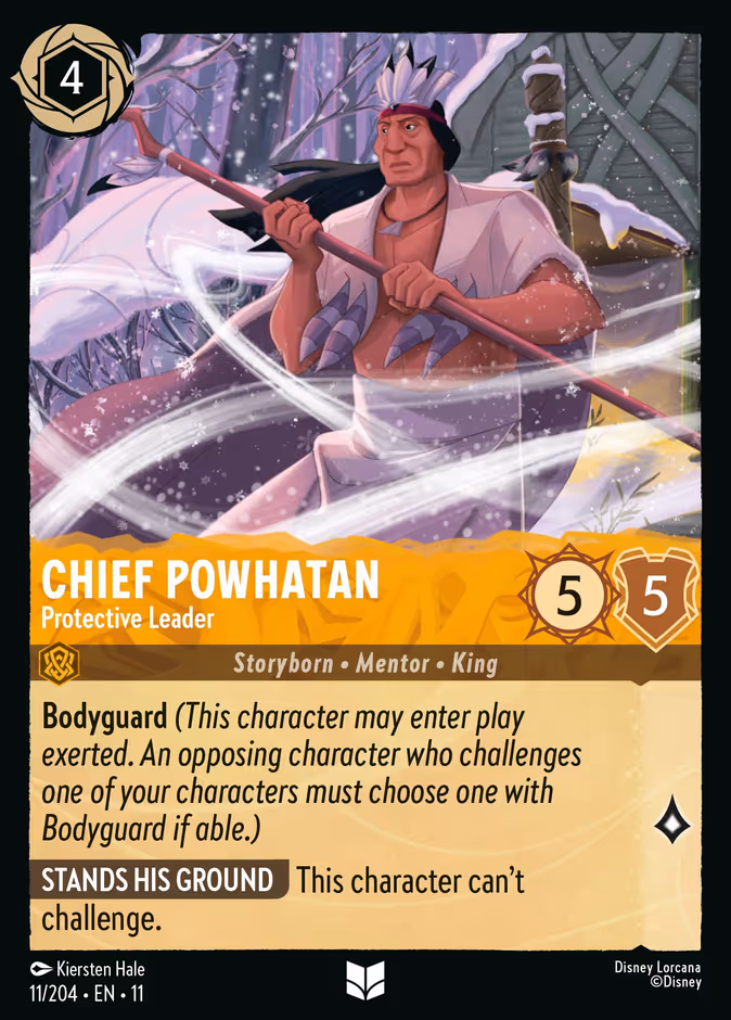 Chief Powhatan - Protective Leader #11 (Uncommon)