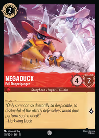 Negaduck - Evil Doppelganger #115 (Common)