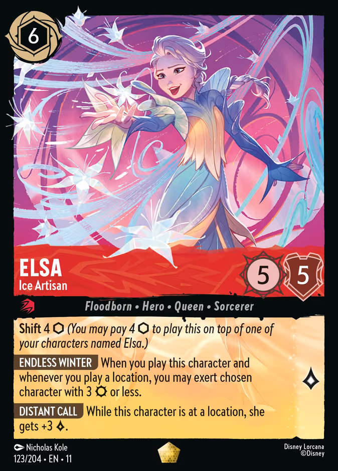 Elsa - Ice Artisan #123 (Legendary)