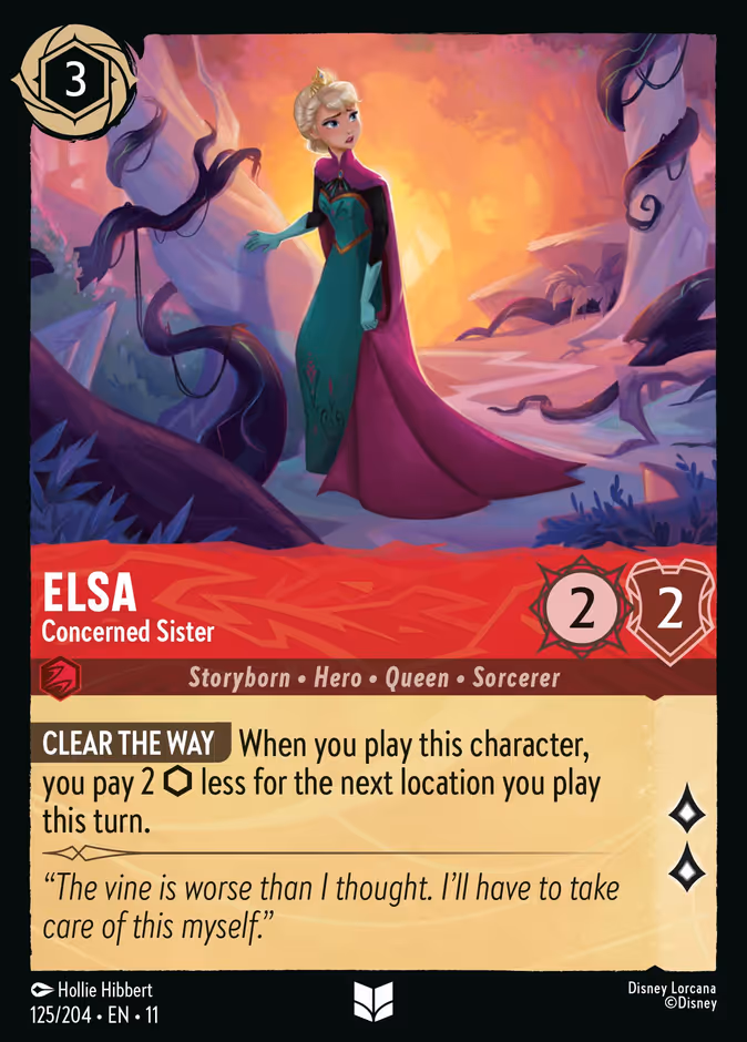 Elsa - Concerned Sister #125 (Uncommon)
