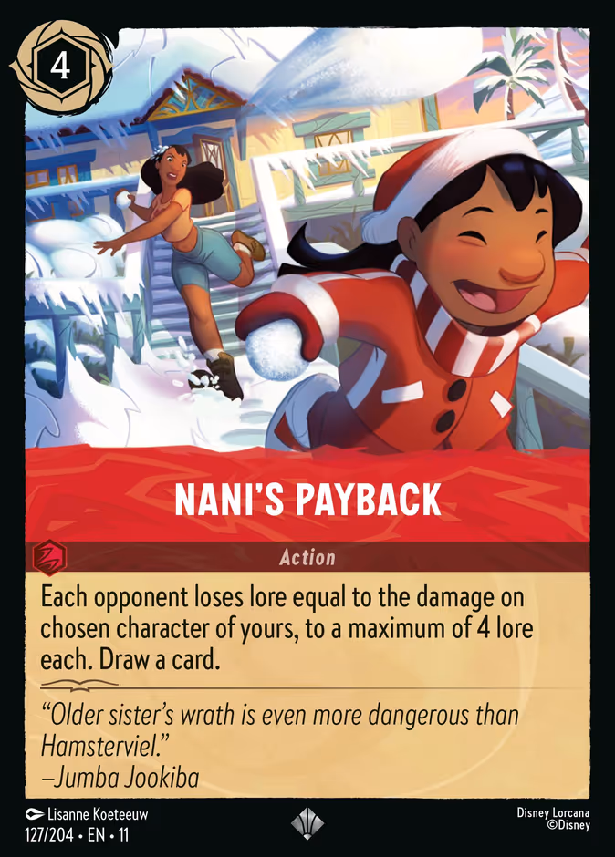 Nani's Payback #127 (Super_rare)