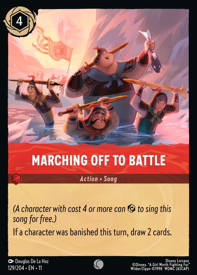 Marching Off to Battle #129 (Common)