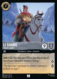 Li Shang - Valiant Leader #183 (Uncommon)