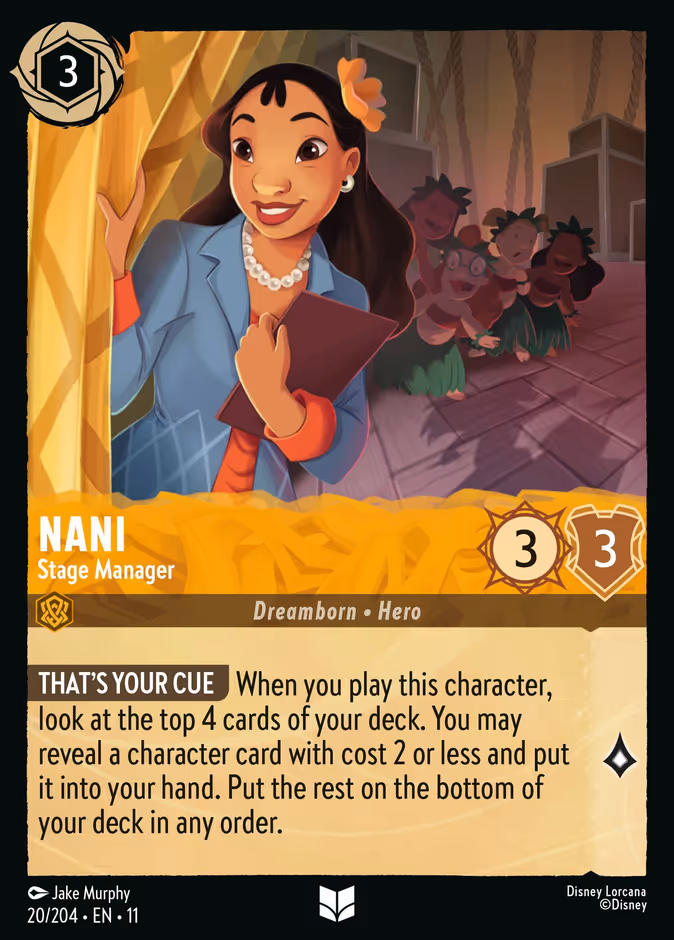 Nani - Stage Manager — Disney Lorcana